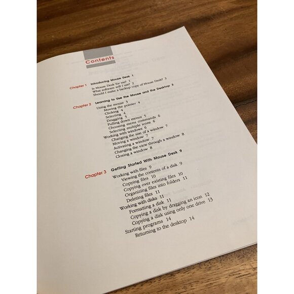 1986 Vintage Apple 2 Mouse Desk 2.0 User’s Manual - Picture 10 of 11